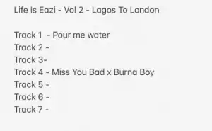 Mr Eazi - “Miss You Bad” Ft. Burna Boy